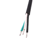 Right Angle Power Cord W/ Plug -230v 118" (3M) 14/3 SJT Black